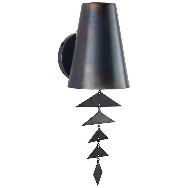 Image 1 Arteriors Home Ellie 17 1/2" High Burnt Bronze Wall Sconce