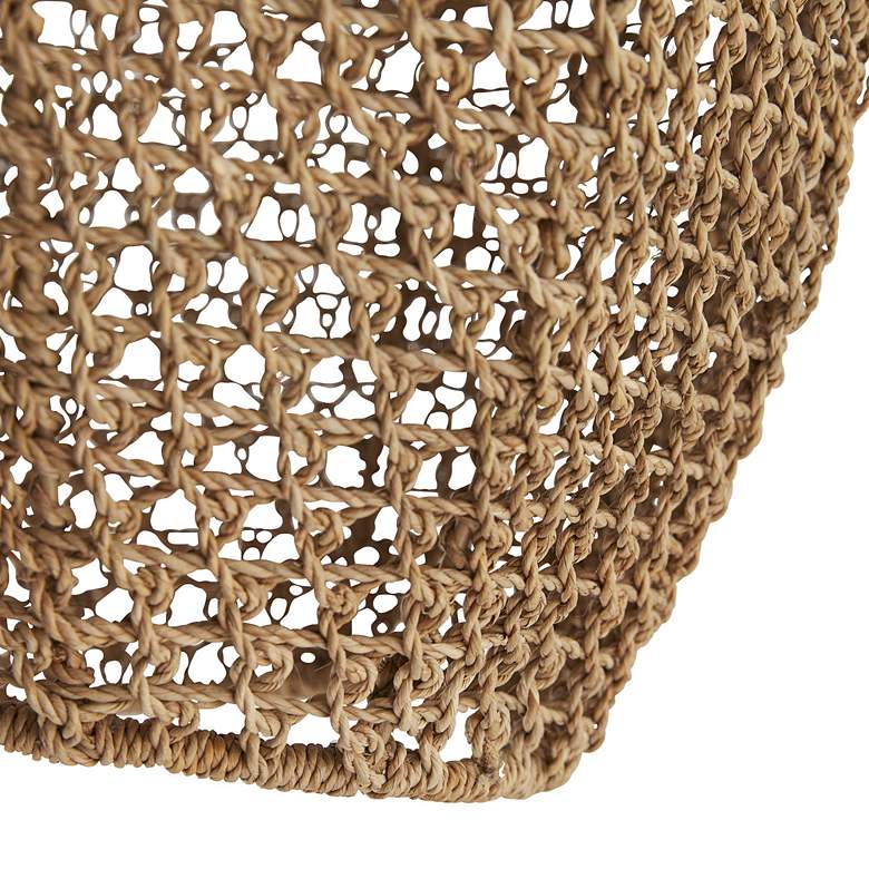 Image 3 Arteriors Home Evers 15" Wide Seagrass Pendant Light more views
