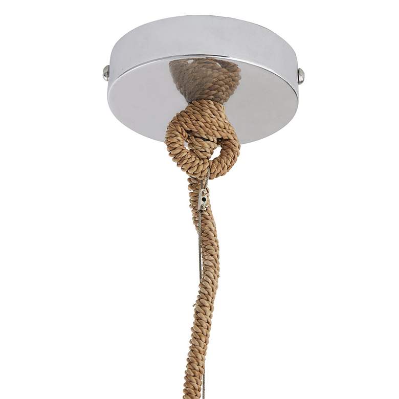 Image 4 Arteriors Home Evers 15" Wide Seagrass Pendant Light more views