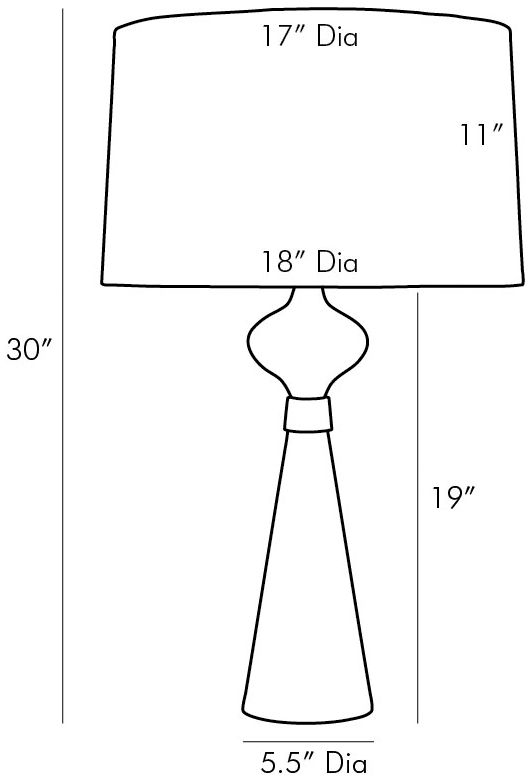 Image 7 Arteriors Home Evette 30" Bronze and Brass Metal Table Lamp more views