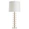 Arteriors Home Foley Stacked Champagne Crystal Table Lamp