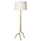 Arteriors Home Forest Park Distressed Gold Floor Lamp