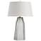 Arteriors Home Foster Smoke Faceted Glass Table Lamp