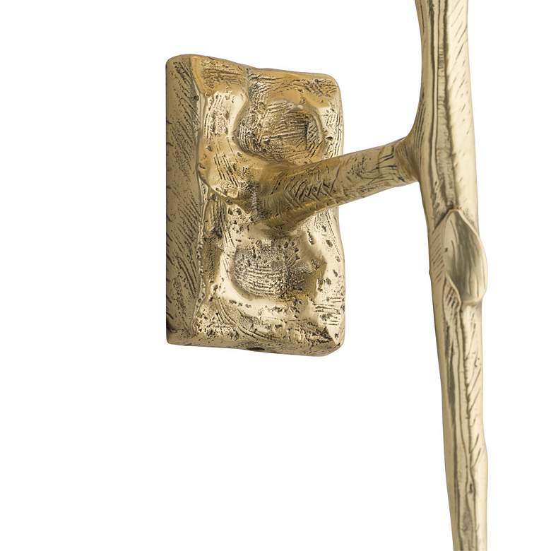 Image 4 Arteriors Home Franz 21" High Matte Brass Wall Sconce more views