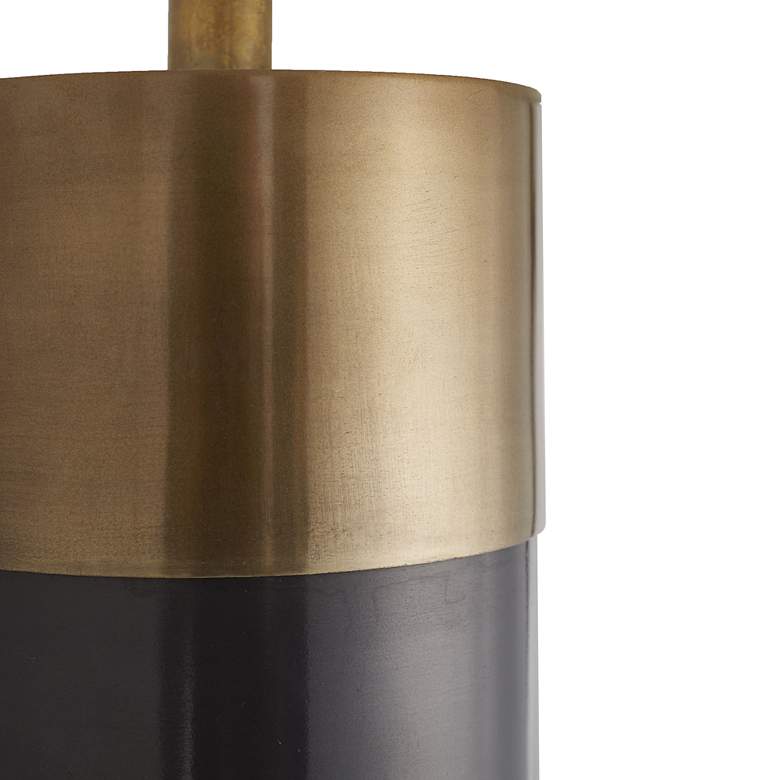Image 4 Arteriors Home Fulton 29" Bronze and Brass Column Table Lamp more views