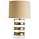 Arteriors Home Garrison Glass Cylinder Tall Table Lamp