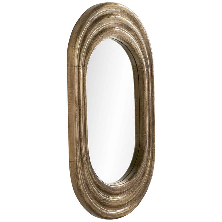 Image 3 Arteriors Home Georgina Dark Antique 28" x 48" Wall Mirror more views