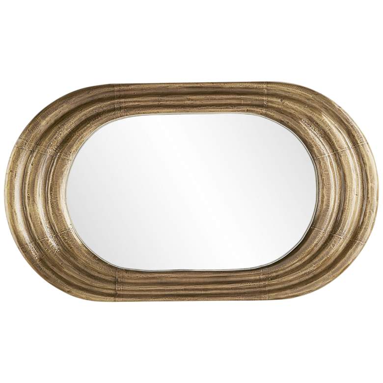 Image 4 Arteriors Home Georgina Dark Antique 28" x 48" Wall Mirror more views