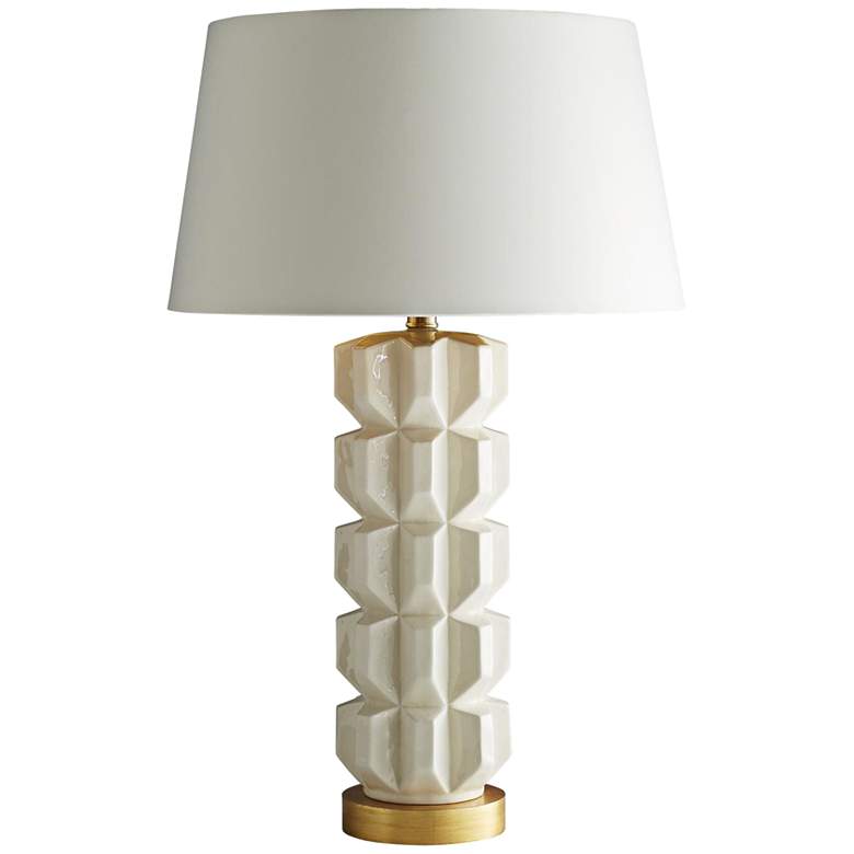 Image 1 Arteriors Home Gilda Glossy White Table Lamp