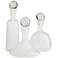 Arteriors Home Gillmore Clear Glass Decanters Set of 3