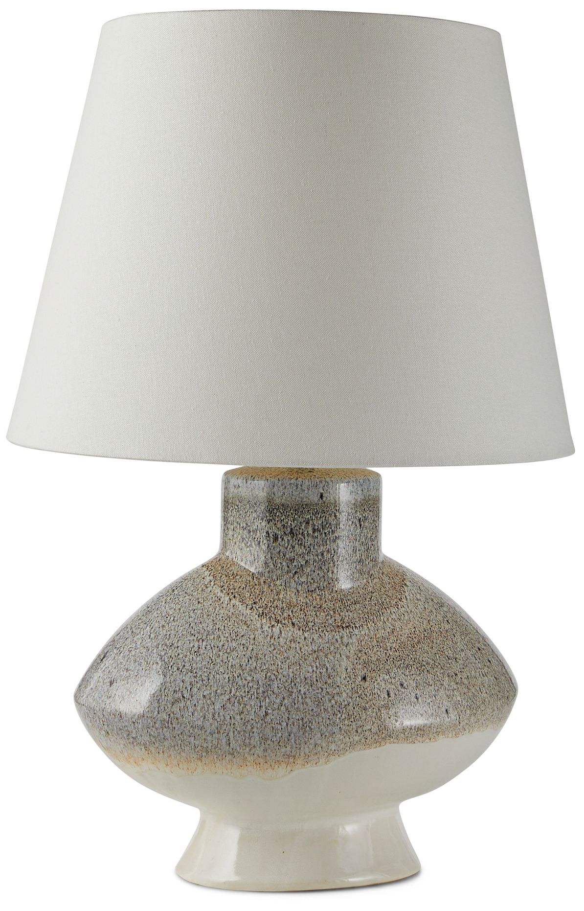 Image 2 Arteriors Home Ginn 30" High Pebble Reactive Glaze Ceramic Table Lamp more views