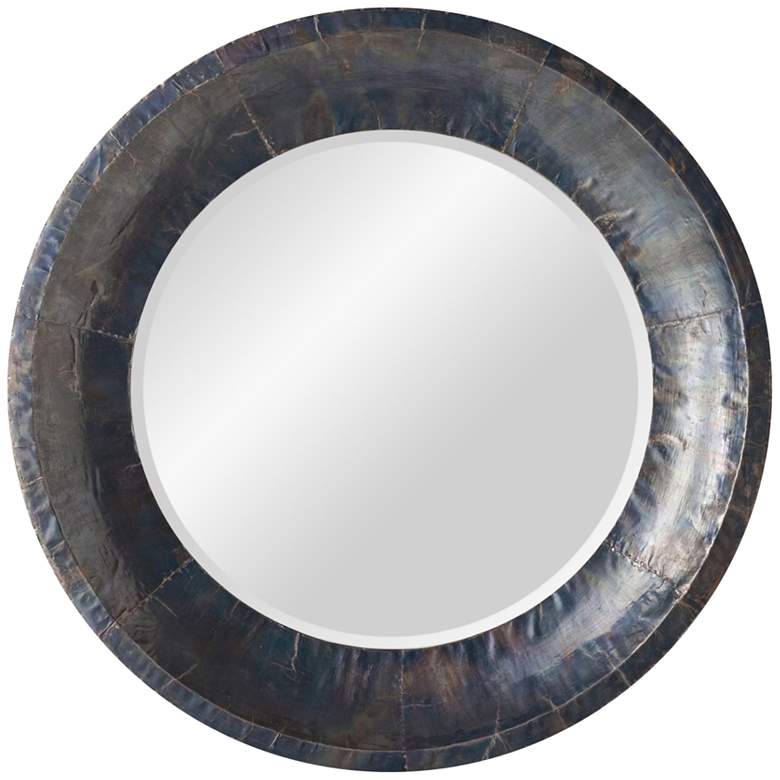 Image 1 Arteriors Home Gordon Oxidized Iron 30 inch Round Wall Mirror