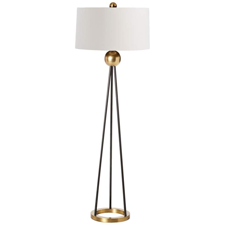 Image 1 Arteriors Home Hadley Contemporary Iron Tripod Floor Lamp