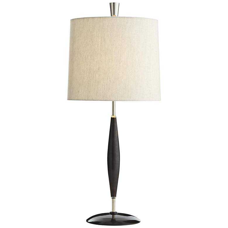 Image 1 Arteriors Home Hank Polished Nickel and Bronze Table Lamp