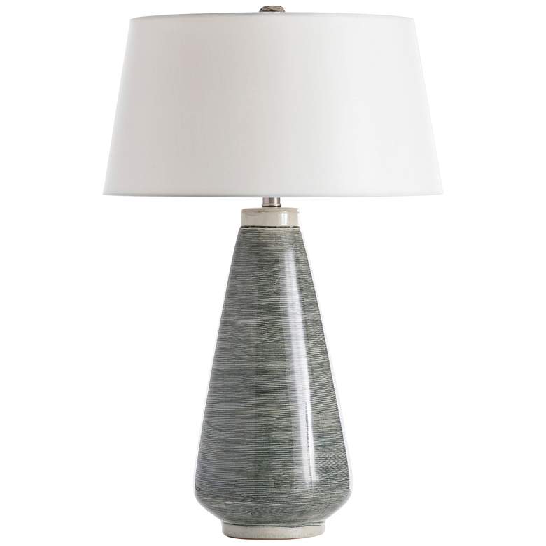 Image 1 Arteriors Home Hazle Smoke Pine Ceramic Table Lamp