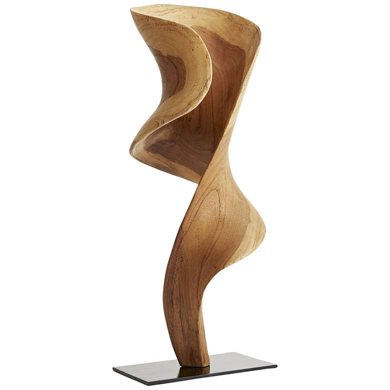 Image 1 Arteriors Home Hissa 22 inch High Natural Wood Sculpture