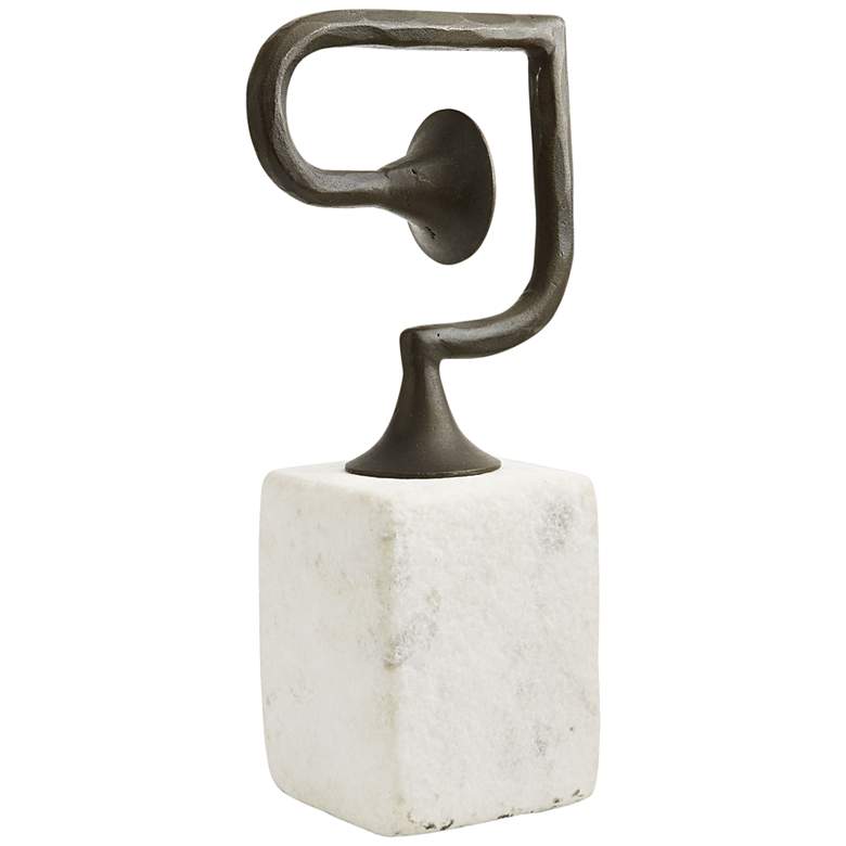 Image 1 Arteriors Home Inglewood 12" High Blackened Iron Sculpture