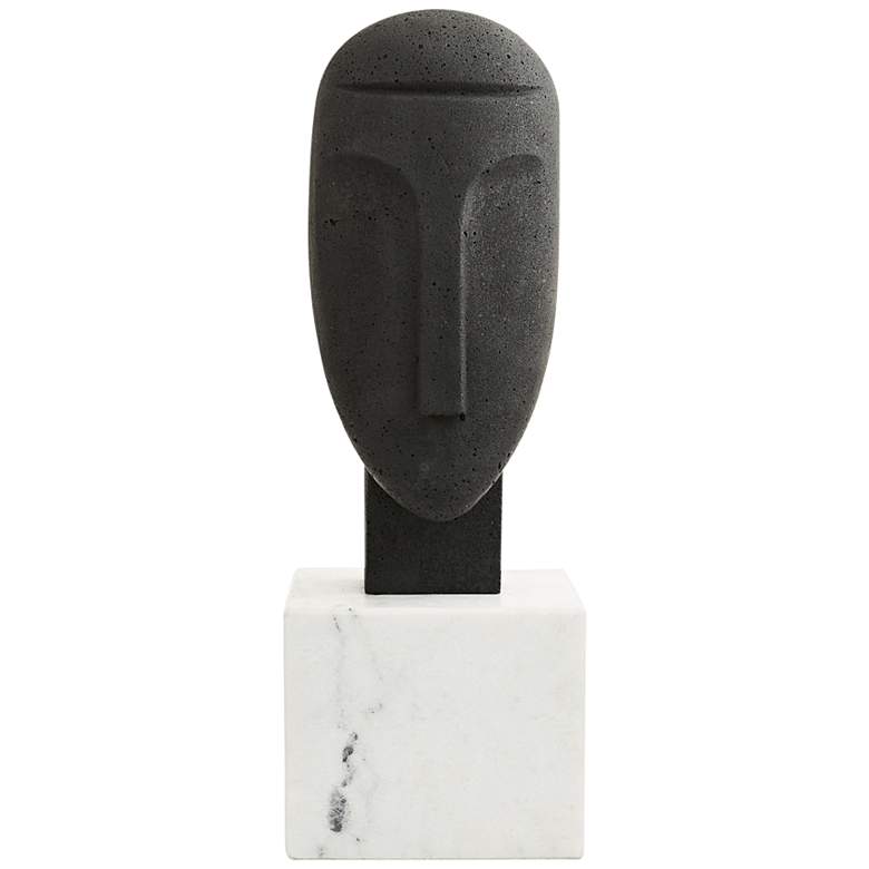 Image 4 Arteriors Home Isa 17" High Black and White Sculpture more views
