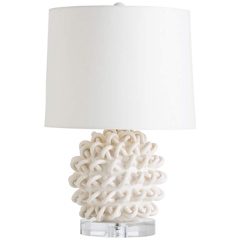 Image 1 Arteriors Home Jamienne Looped Porcelain Accent Table Lamp