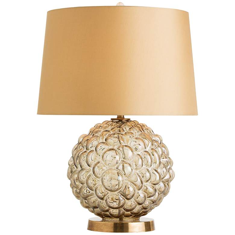 Image 1 Arteriors Home Jasmine Round Glass and Brass Table Lamp