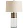 Arteriors Home Jericho Glass Cylinder Table Lamp