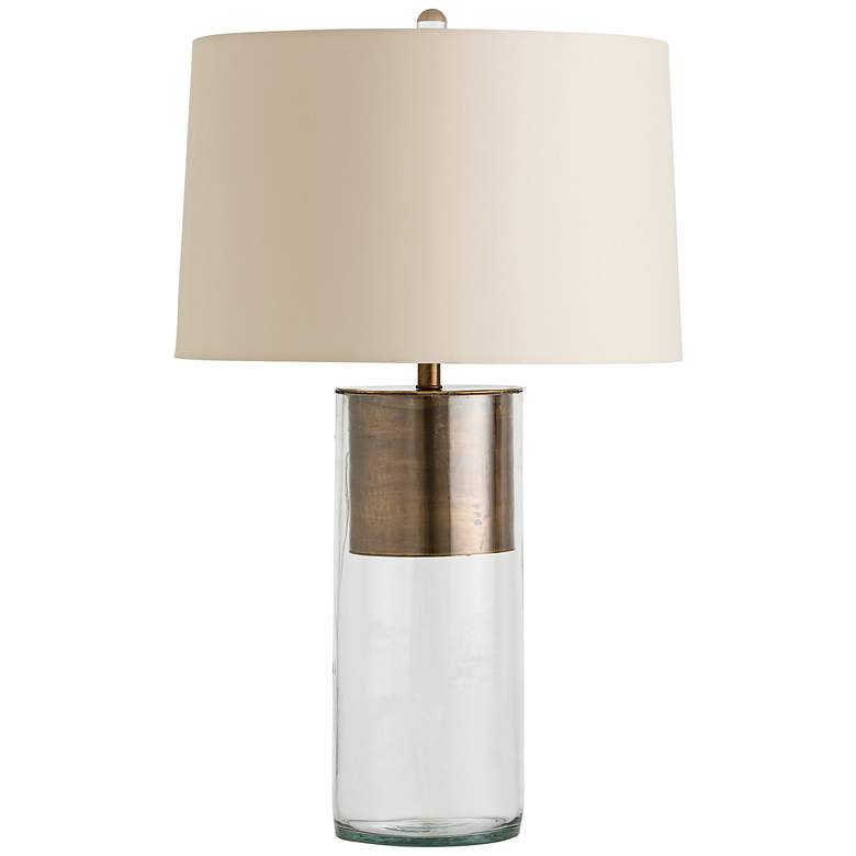 Image 1 Arteriors Home Jericho Glass Cylinder Table Lamp