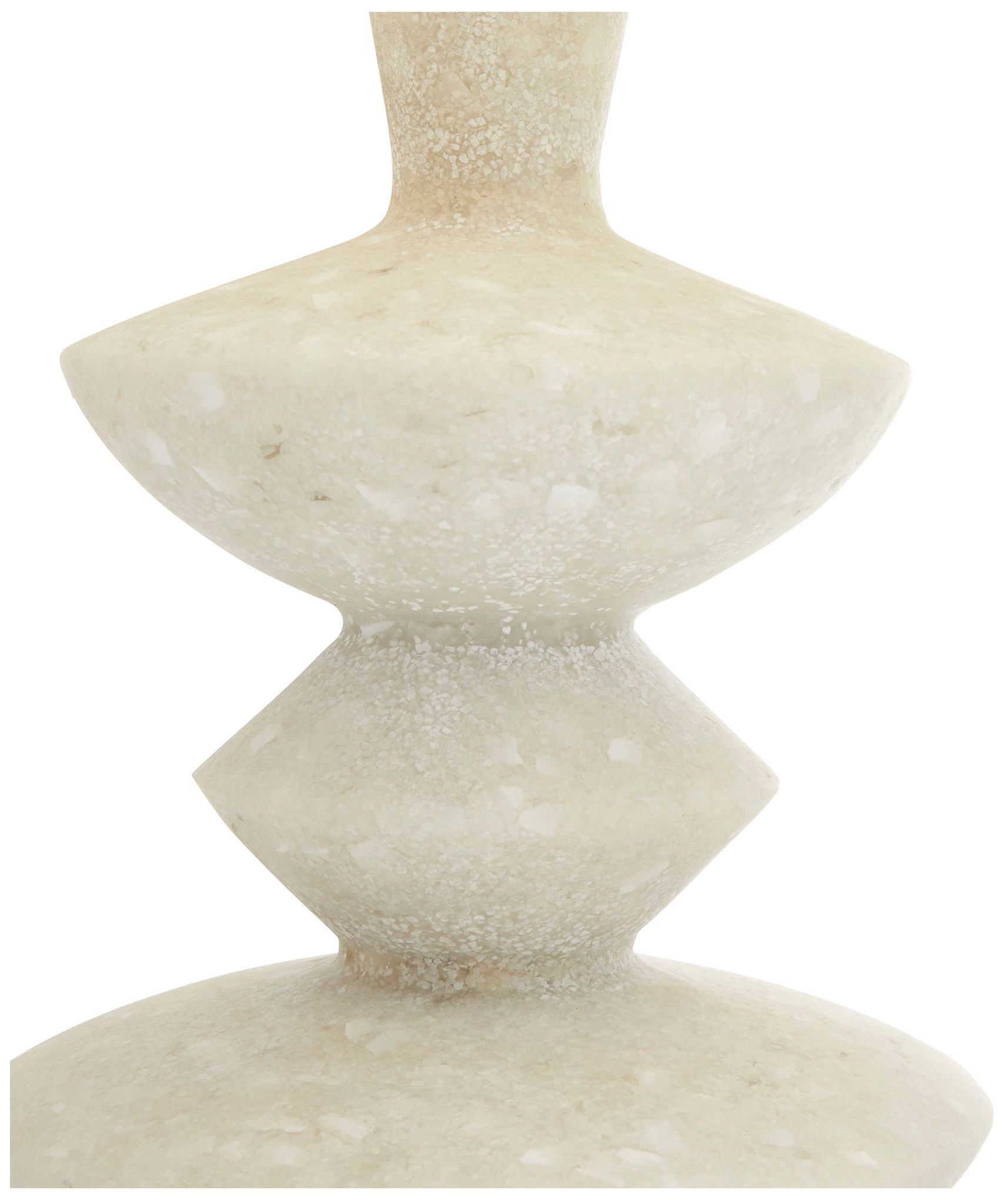 Image 3 Arteriors Home Jillian 32" White Glass Stone Modern Table Lamp more views