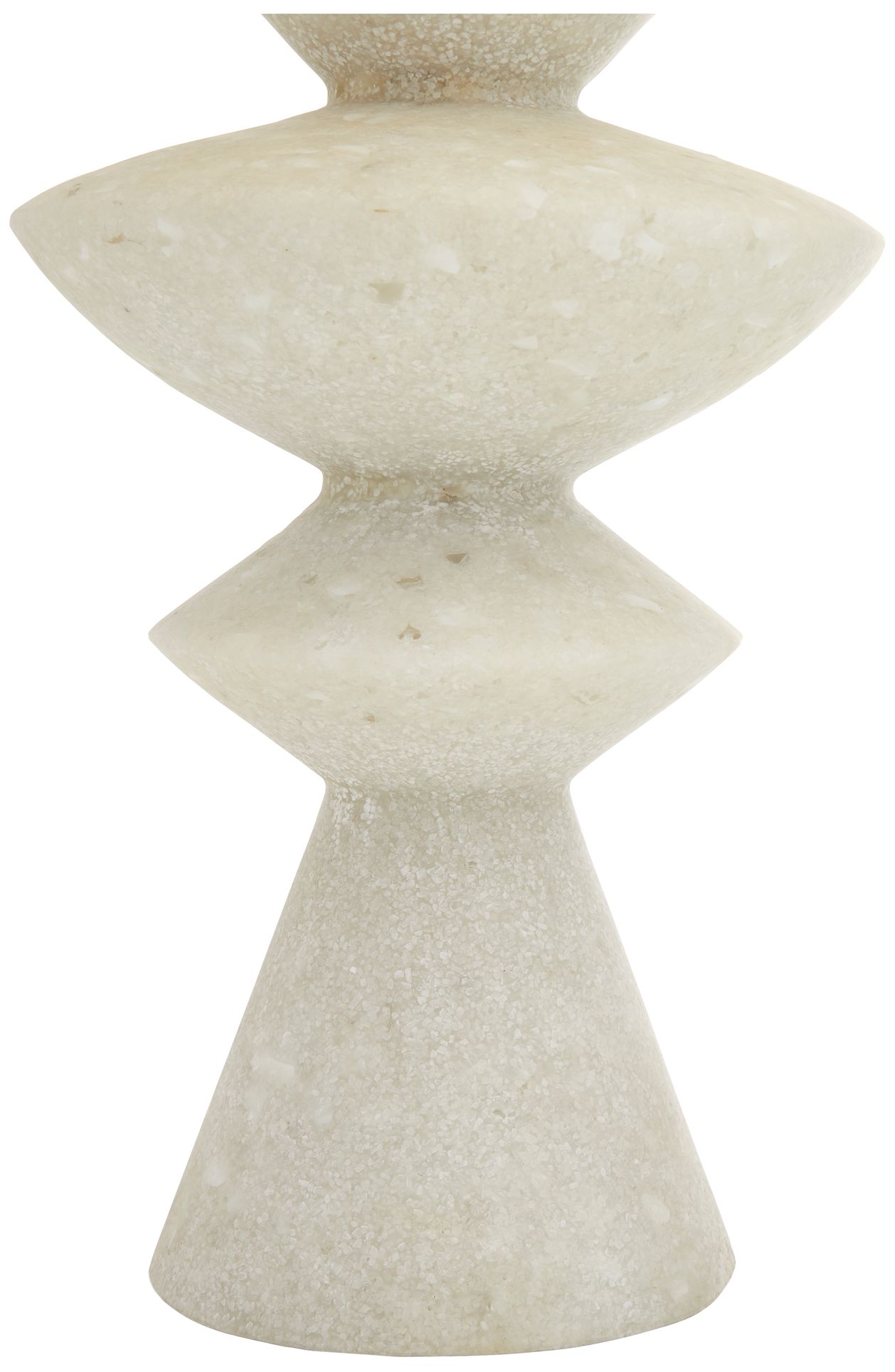Image 4 Arteriors Home Jillian 32" White Glass Stone Modern Table Lamp more views
