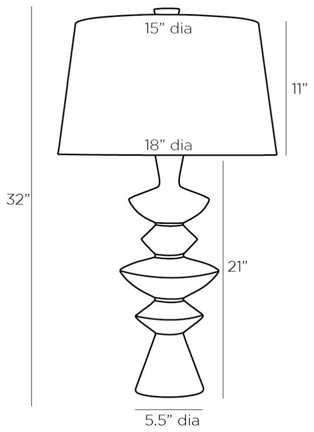 Image 6 Arteriors Home Jillian 32" White Glass Stone Modern Table Lamp more views