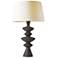 Arteriors Home Jillian Charcoal Lava Stone Table Lamp