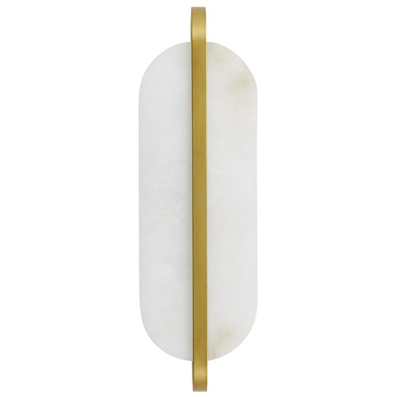 Image 1 Arteriors Home Julius 19" High Antique Brass Wall Sconce