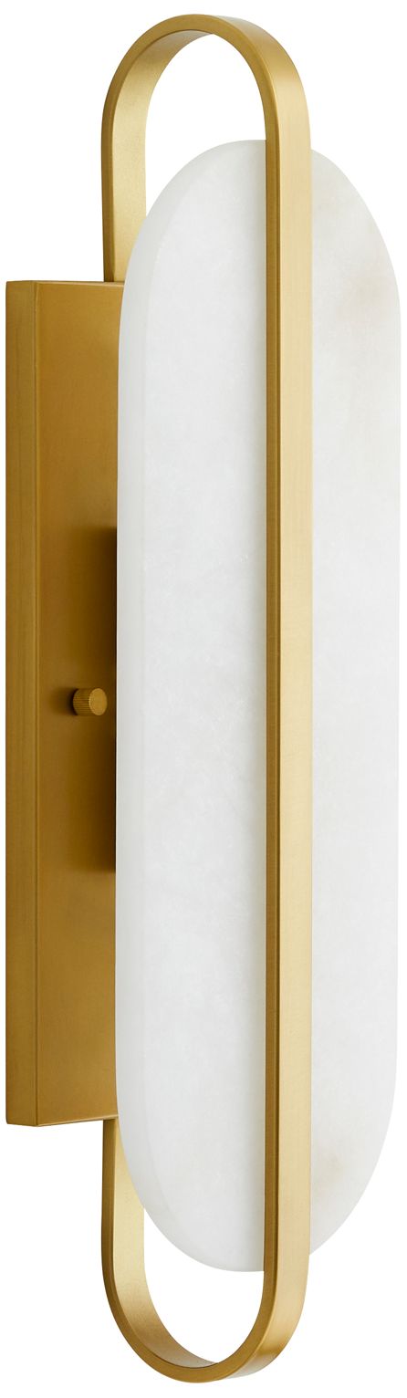 Image 3 Arteriors Home Julius 19" High Antique Brass Wall Sconce more views