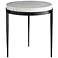 Arteriors Home Kelsie 16" Wide Black and White Accent Table