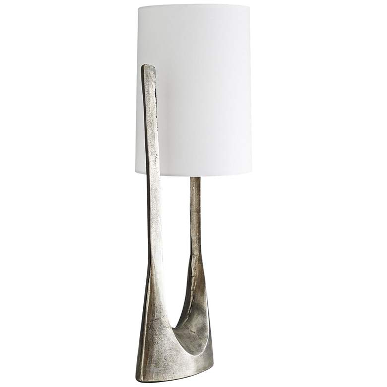 Image 1 Arteriors Home Kenneth Antiqued Aluminum Table Lamp