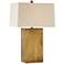Arteriors Home Kimi Modern Brass Rectangular Table Lamp