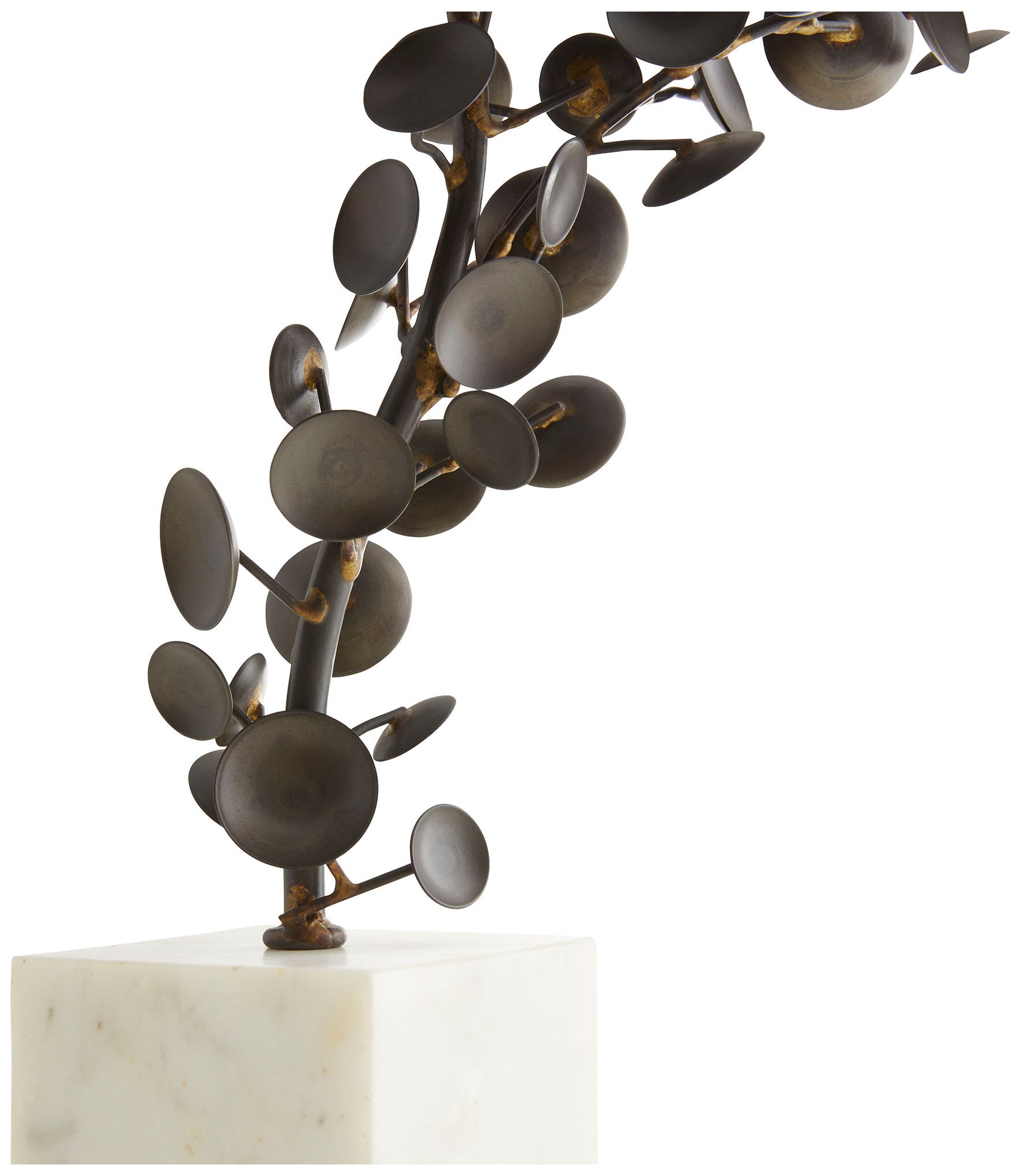 Image 5 Arteriors Home Labrynth Bronze Vines 2-Piece Sculpture Set more views