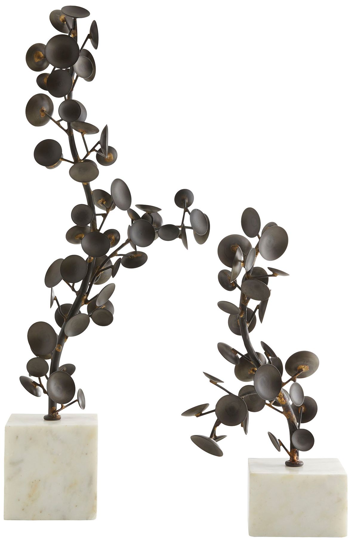 Arteriors Home Labrynth Bronze Vines 2-Piece Sculpture Set