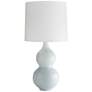 1_Arteriors Home Lacey 33" Gourd Ceramic Glaze Ice Blue Table Lamp