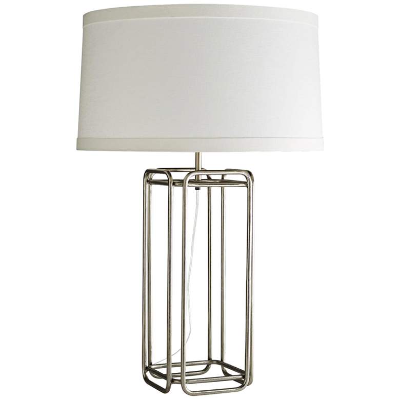 Image 1 Arteriors Home Lars Vintage Silver Table Lamp