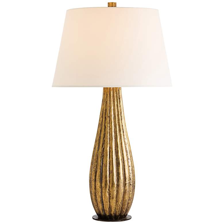 Image 1 Arteriors Home Loretta Solid Wood Teardrop Table Lamp