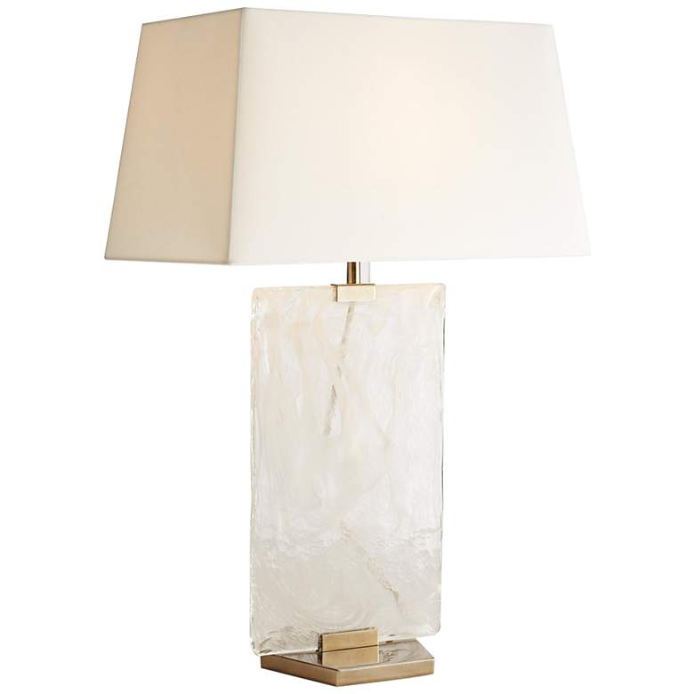 Image 2 Arteriors Home Maddox 30 inch Modern Opal Swirl Glass Table Lamp