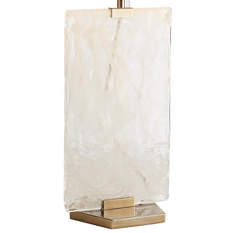 Image 4 Arteriors Home Maddox 30" Modern Opal Swirl Glass Table Lamp more views
