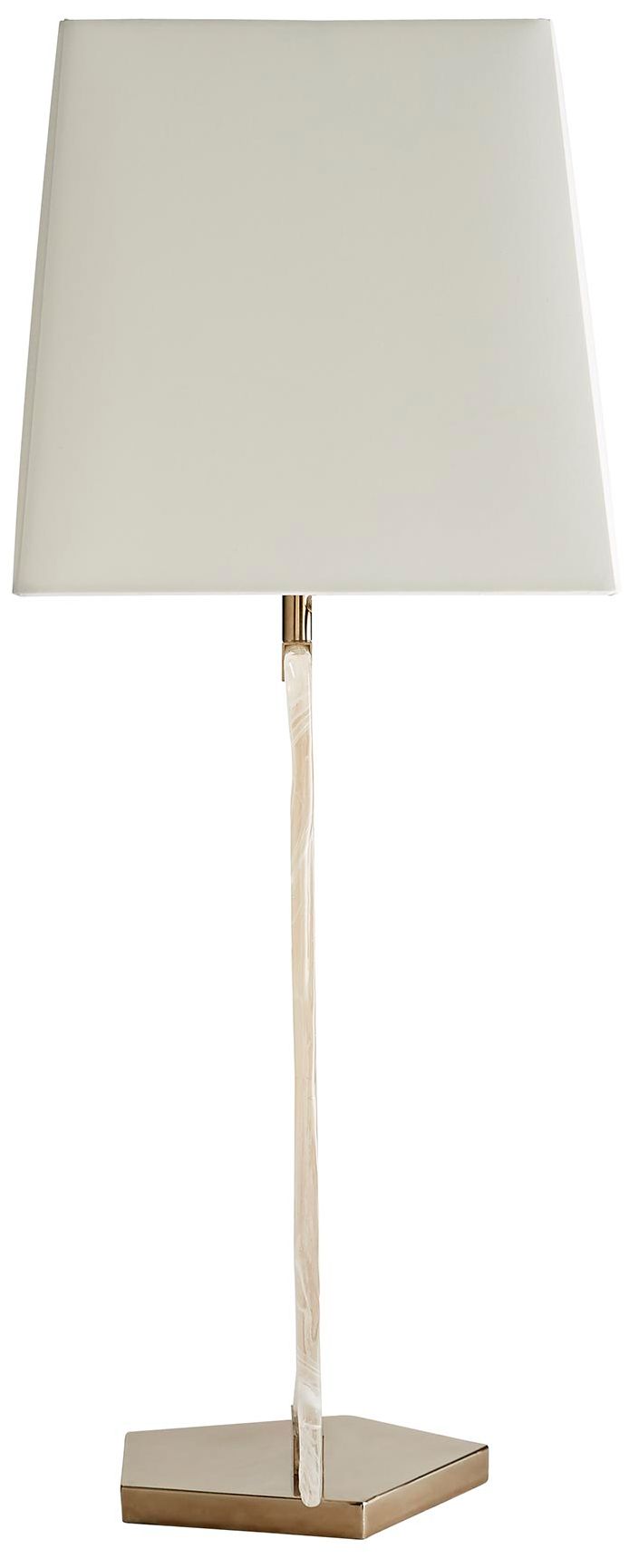 Image 5 Arteriors Home Maddox 30" Modern Opal Swirl Glass Table Lamp more views