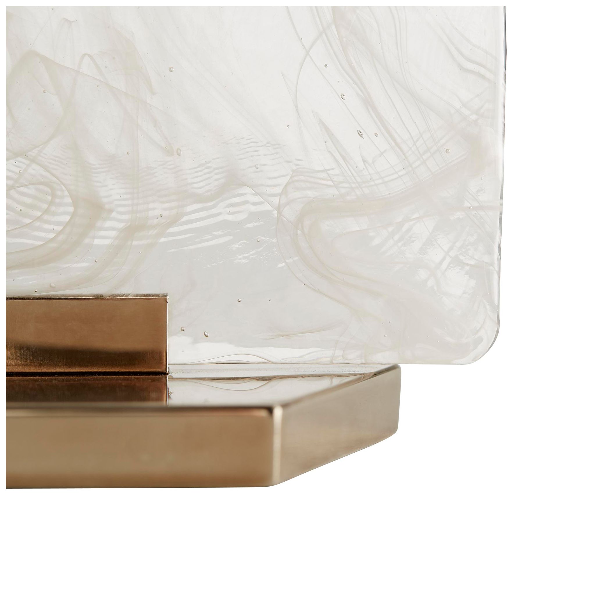 Image 6 Arteriors Home Maddox 30" Modern Opal Swirl Glass Table Lamp more views