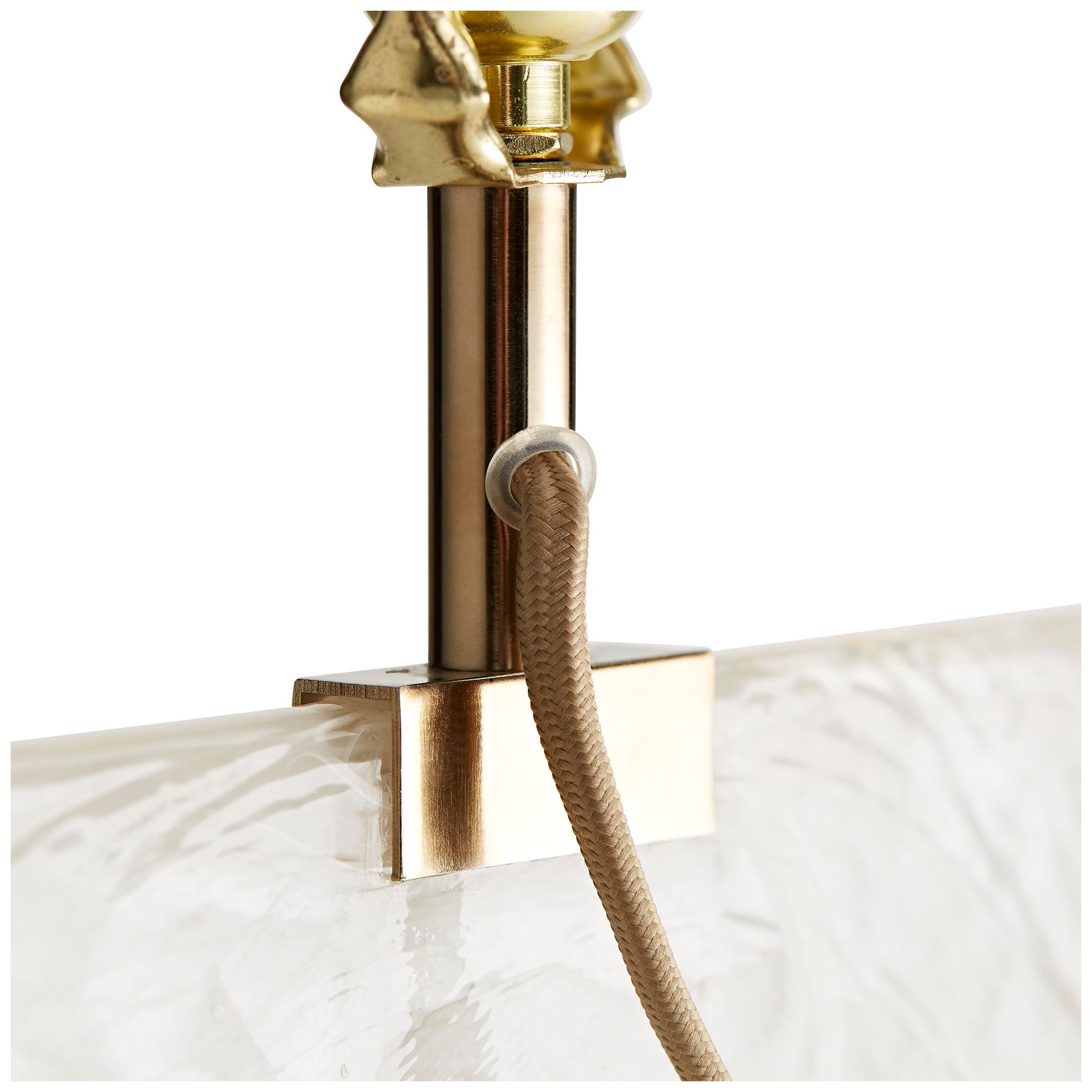 Image 7 Arteriors Home Maddox 30" Modern Opal Swirl Glass Table Lamp more views