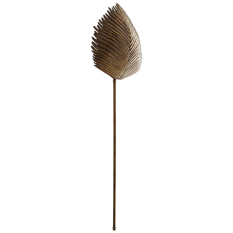 Image 1 Arteriors Home Myrtle 61" High Vintage Brass Wall Sconce