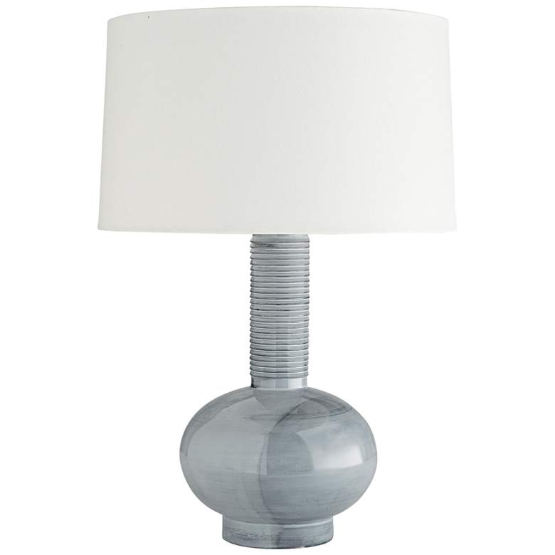 Image 1 Arteriors Home Nakoma 29 inch Haze Blue Porcelain Table Lamp