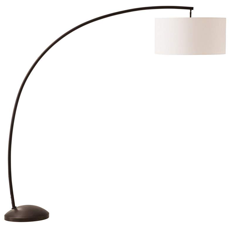 Image 1 Arteriors Home Naples 90" High English Bronze Modern Arc Floor Lamp