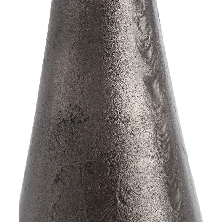 Image 2 Arteriors Home Narsi 30 1/2" Antiqued Aluminum Modern Table Lamp more views