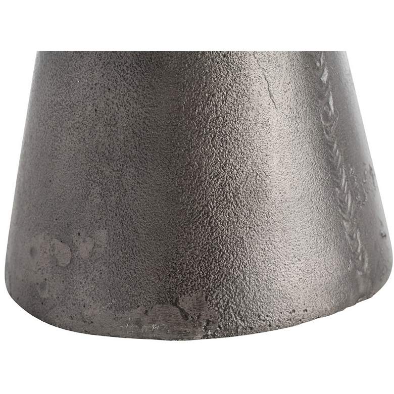 Image 3 Arteriors Home Narsi 30 1/2 inch Antiqued Aluminum Modern Table Lamp more views